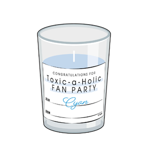 【シアン】『Toxic-a-Holic』Fan Partyお祝いミニキャンドル