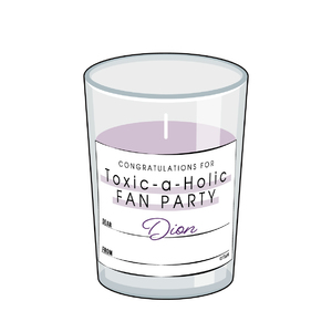 【ディオン】『Toxic-a-Holic』Fan Partyお祝いミニキャンドル