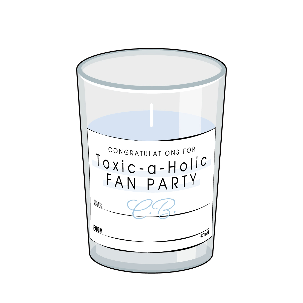 【C.B.】『Toxic-a-Holic』Fan Partyお祝いミニキャンドル