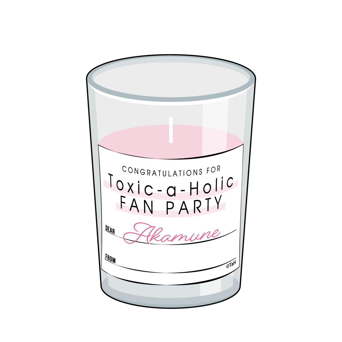 【支部長】『Toxic-a-Holic』Fan Partyお祝いミニキャンドル