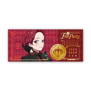 『Toxic-a-Holic』Fan Party箔押しチケット風カード　アン