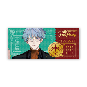 『Toxic-a-Holic』Fan Party箔押しチケット風カード　ヘムロック