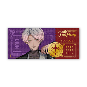 『Toxic-a-Holic』Fan Party箔押しチケット風カード　ディオン
