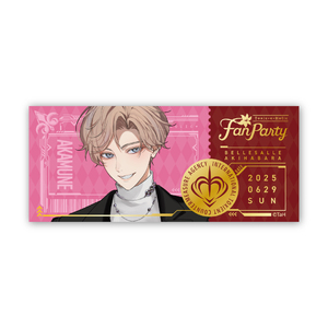 『Toxic-a-Holic』Fan Party箔押しチケット風カード　支部長