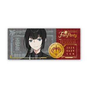 『Toxic-a-Holic』Fan Party箔押しチケット風カード　サポーター