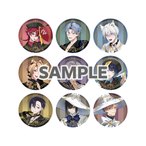 『Toxic-a-Holic』ランダム箔押し缶バッジ Parallel Circus ver.（全９種）