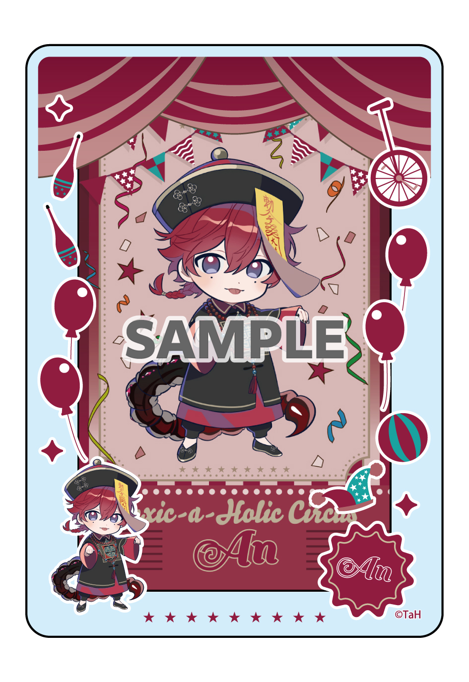 『Toxic-a-Holic』 硬質カードケース&SDキャラクターブロマイドセット Parallel Circus ver. アン
