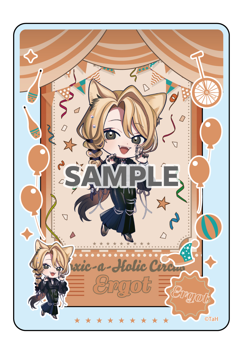 『Toxic-a-Holic』 硬質カードケース&SDキャラクターブロマイドセット Parallel Circus ver. アーゴット