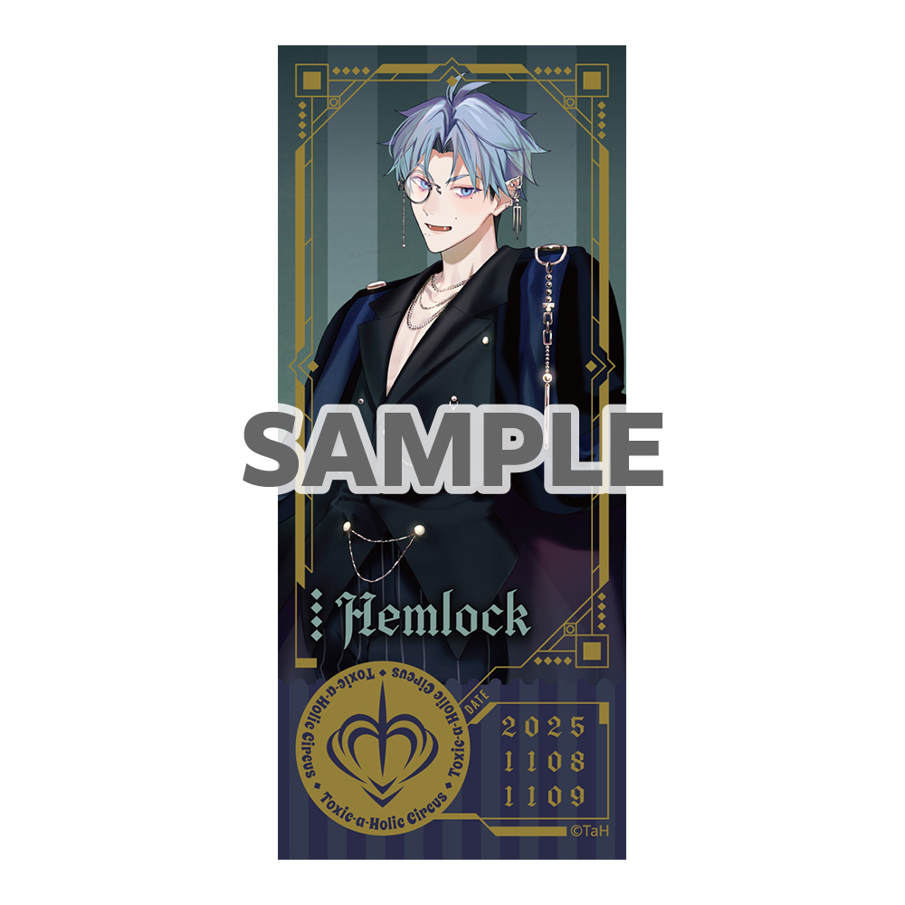 『Toxic-a-Holic』チケット風カード Parallel Circus ver.　ヘムロック