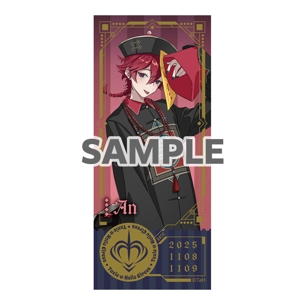『Toxic-a-Holic』チケット風カード Parallel Circus ver.　アン