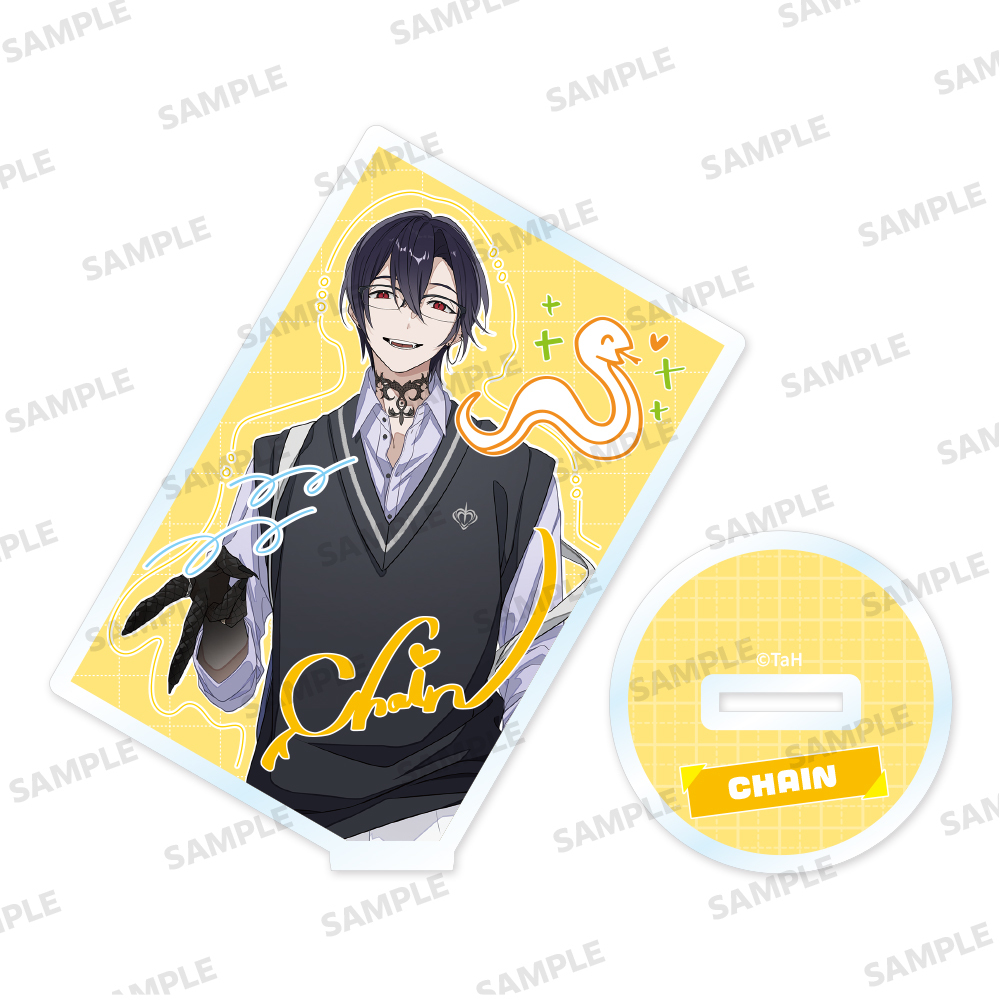 『Toxic-a-Holic』カード型アクリルスタンド 学生服 ver. チェイン