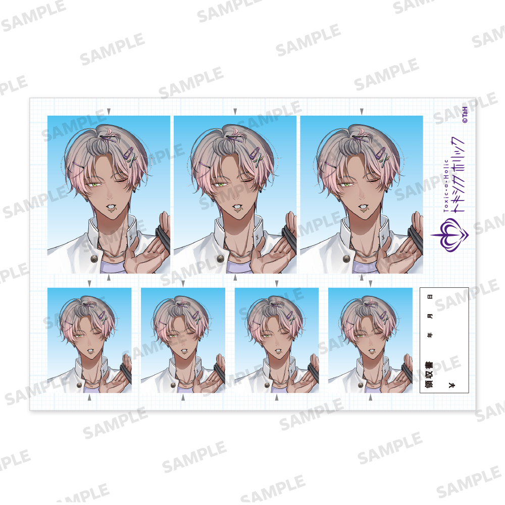 『Toxic-a-Holic』証明写真風ステッカー 学生服 ver.  ディオン